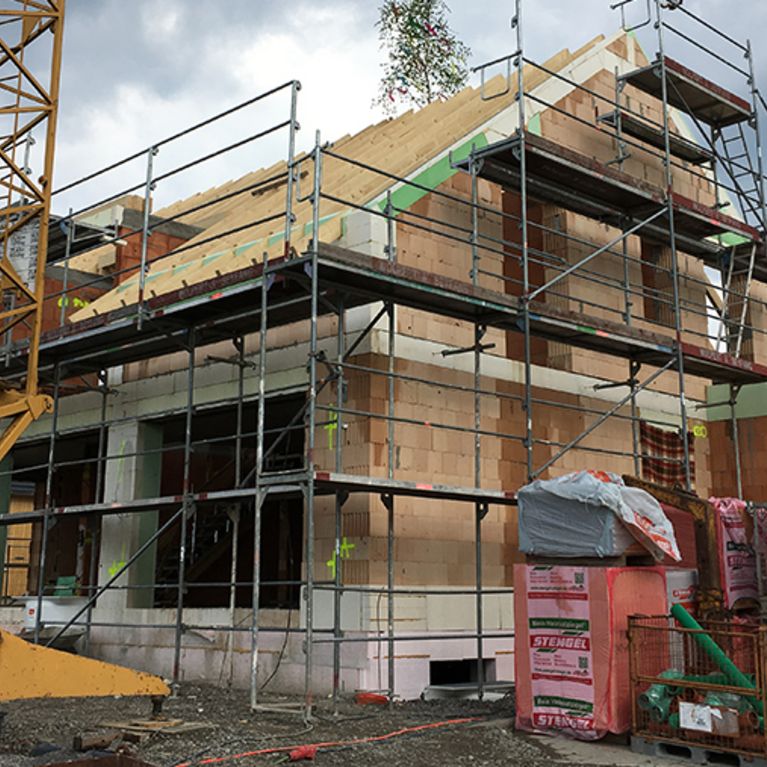 Neubau eines Wohnhauses mit Einliegerwohnung in Schwäbisch Hall-Breiteich