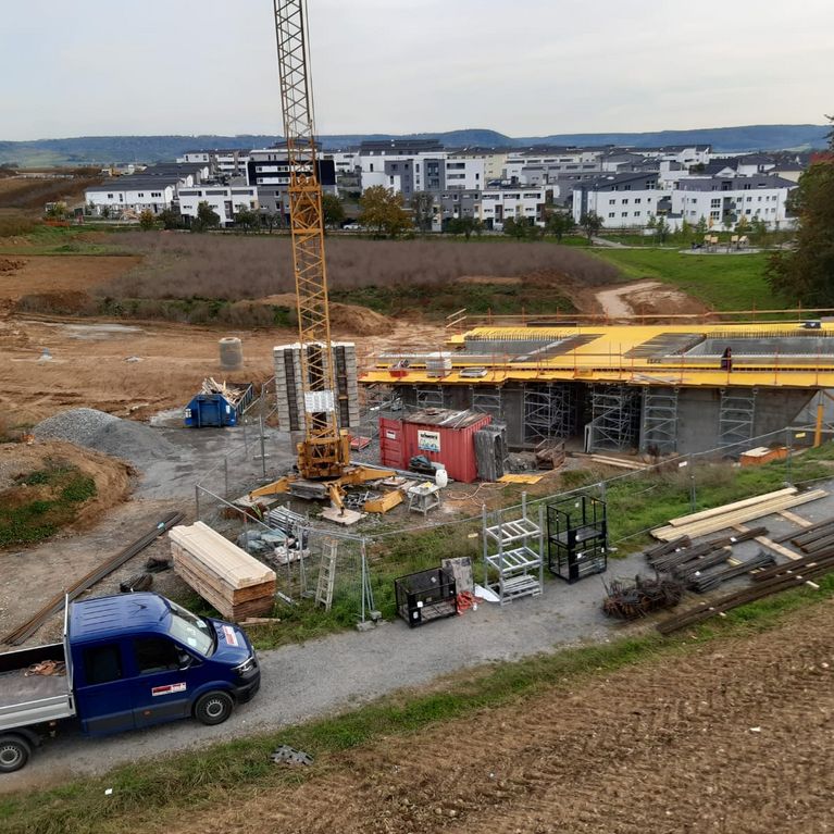 Neubau einer Unterführung im Limespark D in Öhringen